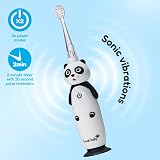 Brush-Baby Kids Rechargeable Electric Toothbrush WildOnes Panda 0-10 view 4