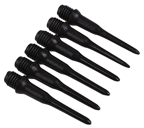 Taloyer 50 Pieces of Black Soft Tip Points For Soft Tip Darts Electronic Dart - Thumbnail 5