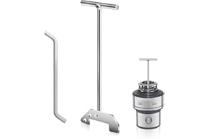 MWEDP Extended Grip Garbage Disposer Unjamming Wrench Compatible with Waste King and Moen Garbage Disposals, Fits Unclog Kitchen Sink Clogging (Wriggle It Into Place, And Give A Counter-Clockwise Turn)