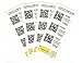 Dynotag® Web Enabled Smart Property Stickers w. DynoIQ™ & Lifetime Recovery Service. Set of 12 (3 Stickers Each of 4 dynotags)