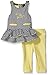 Calvin Klein Baby-Girls Dobby Knit Tunic and Yellow Spandex Leggings, Yellow, 3-6 Months