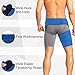 Hip Brace and Groin Support, Adjustable Neoprene Compression Wrap for Pulled Groin Thigh Hamstring Quad Pain Relief Recovery Hip Joint Injury Brace Fits Men and Women（Blue）