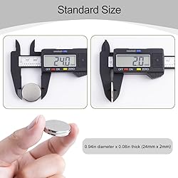 rhinocats 20Pcs Strong Magnets, 24 x 2mm, with