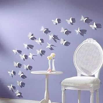 Buy 3d Butterfly Wall Stick Wall Decals Super For Girls Room Baby