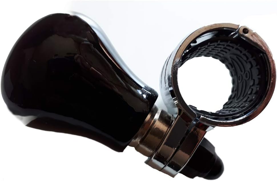 [Handicrafts using wood] Can be mounted on all models Luxury design Vehicle handle Spinner Power handle Spinner handle Car steering wheel Car accessories Spinner Knob steering knob for car: Automotive
