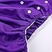 Sigzagor Teen Adult Cloth Diaper Nappy Reusable Washable for Disability Incontinence for Women Girls (Purple)