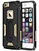 iPhone 6S Case, iPhone 6 Case, HianDier Dual Layer Rugged Anti-slip Armor Case Shockproof Scratch-resistant Drop-resistant Rubber Case Cover for iPhone 6 6S - Gold