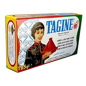 Mediterrane Feinkost Geschmacksexplosion – Marokkanische Sardinen in Tagine Sauce-inkl leckerer Harissa Chili-Paste…