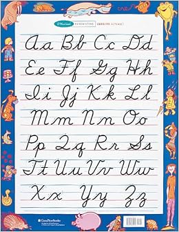 Amazon.com: D'NEALIAN HANDWRITING WALL CHART, CURSIVE (9780673360953 ...
