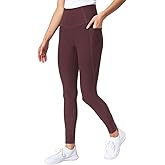 Mondetta Leggings for Women - Yoga Leggings - Gym Workout Athletic Yoga Pants with Pockets - Basket Weave Tight