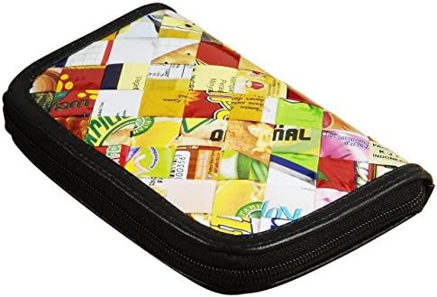 Small zip wallet using candy wrappers - FREE SHIPPING upcycled recycled reused reduce vegan style design organic sustainable handmade wallets purses credit card hershey mars kit kat bounty wrapper