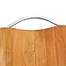 Sun Cling® Organic Large Kitchen Wood Bamboo Chopping Cutting Board 18x12 Inch