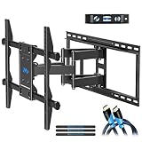 Mounting Dream TV Wall Mount Bracket for 42-70 inch Flat Screens, Full Motion TV Mount with Swivel Articulating Arms, Max VESA 600x400mm and 100 LBS, Fits 16'', 18'', 24'' Wood Studs MD2296-24