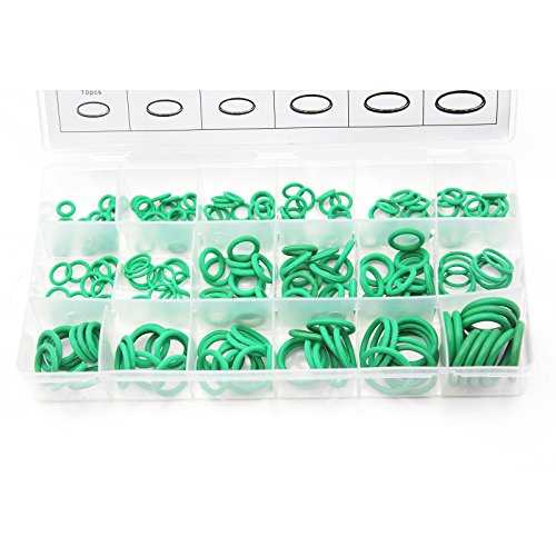 270 Piece O Rings Seal Gasket Washer Assortment Set Kit, COPACHI Rubber O-Ring Grommets Heavy Duty Professional for A/C Automotive, Mechanic,Tools & Home Repairs-18 Sizes with Case