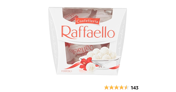 Rocher Raffaello Almond Coconut Treat 150g Candy And Chocolate Grocery Gourmet Food Amazon Com