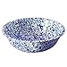 Enamelware Small Basin, 4 quart, Blue/White Splatter (Single)