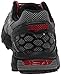 ASICS Men's Gel-Kahana 8 Trail Runner, Shark/Black/True Red, 8.5 M US
