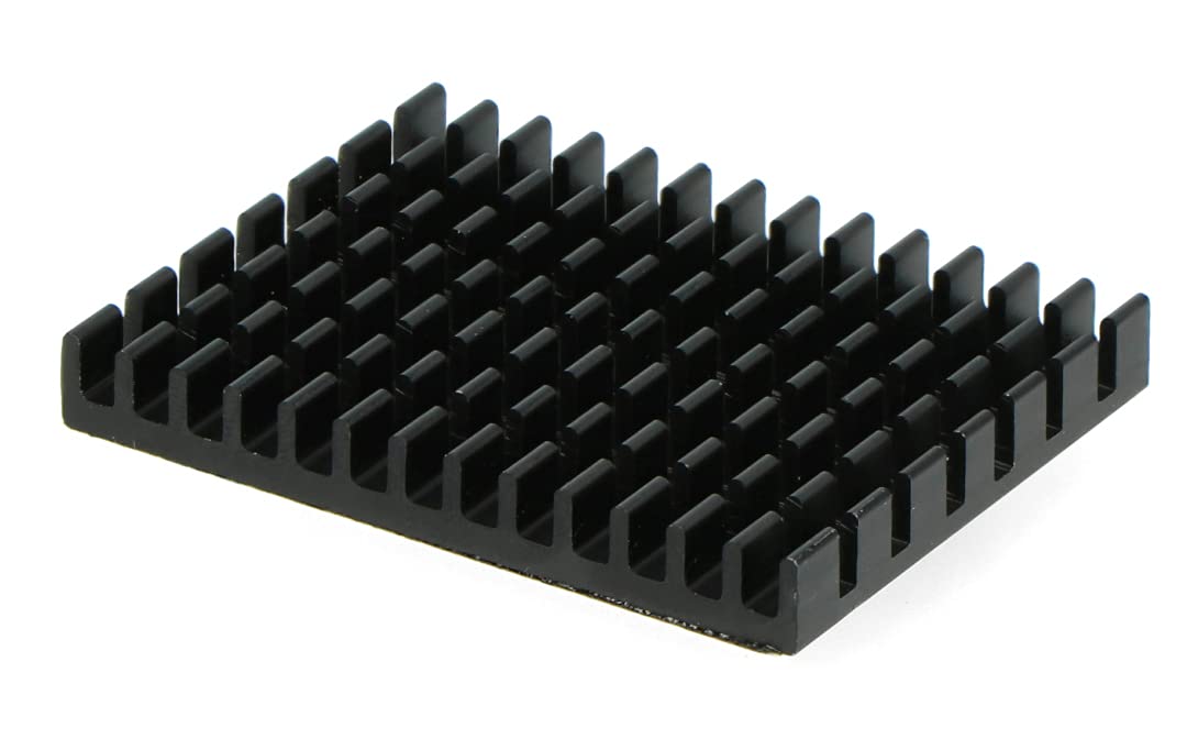 Easycargo 4pcs 40mm Heatsink 40x30x5mm + pre Applied 8810 Thermal Conductive Tape, Cooling Aluminum Heatsink for Cooling Raspberry Pi, M.2 SSD NVMe Mini SATA mSATA (4 pcs 40mmx30mmx5mm)