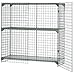Global Industrial Commercial 1-Tier 2 Door Wire Mesh Security Locker, 48