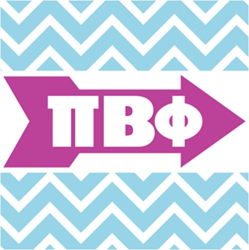 Creative Converting 50 Count Pi Beta Phi Beverage Napkins Bluewhite