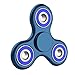 The Anti-Anxiety 360 Spinner Helps Focusing Fidget Toy [3D Figit] Tri-Spinner EDC Focus Toy for Kids & Adults - Best Stress Reducer Relieves ADHD Anxiety Boredom Metal Bearing (Blue)