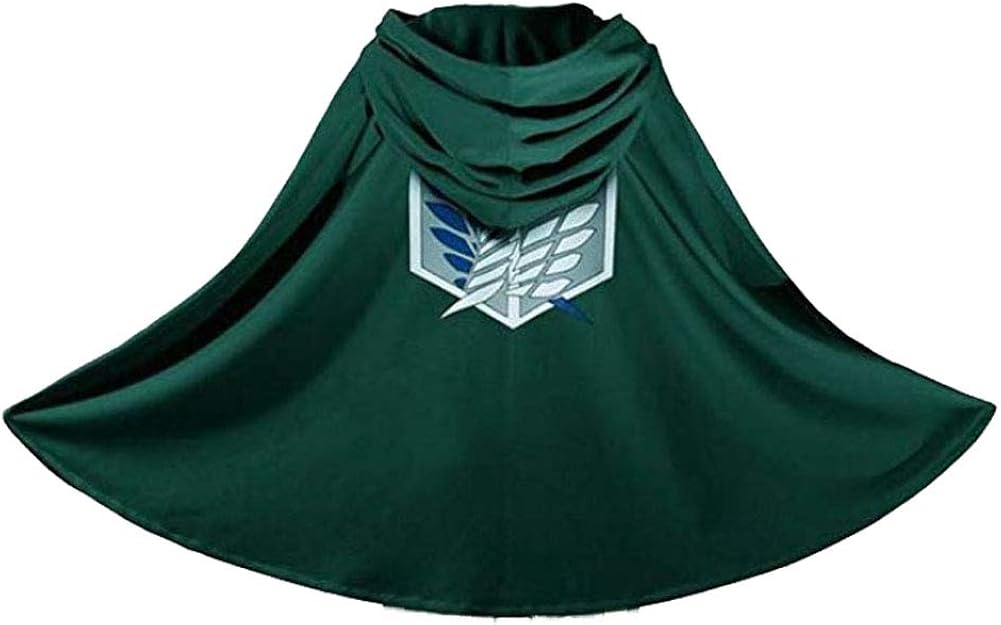 One Piece Mantello Cosplay Attack On titan lAttacco dei giganti Shingeki no Kyojin Mantellina Cloak Scialle