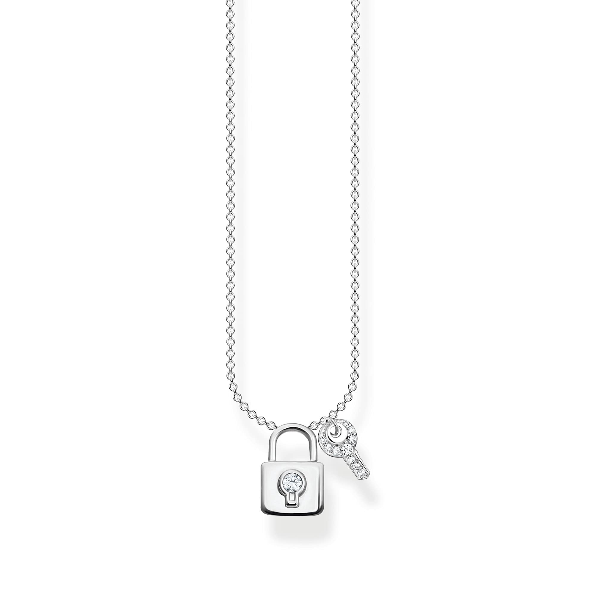 Thomas Sabo Necklace lock with key silver 925 Sterling Silver