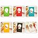 Tuscom 5X Mini Wallet Pocket Credit Card Size Portable LED Night Light Lamp Bulbs Cute(8.4X5.3CM) (Random)