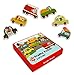 Vileafy Vehicle Puzzles Set for 2+ Years Old Toddlers, Large Piece.