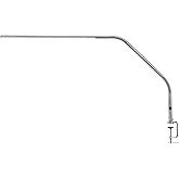 Daylight Company, LLC U35108 Slimline 3 Table Lamp-LED-80 CRI-Eye Care-4 Brightness Levels, 3,000 LUX at 30 cm, 1,065 LUMENS-4 Step DIMMER Mode, Brushed Steel, 25.6 x 30 x .8