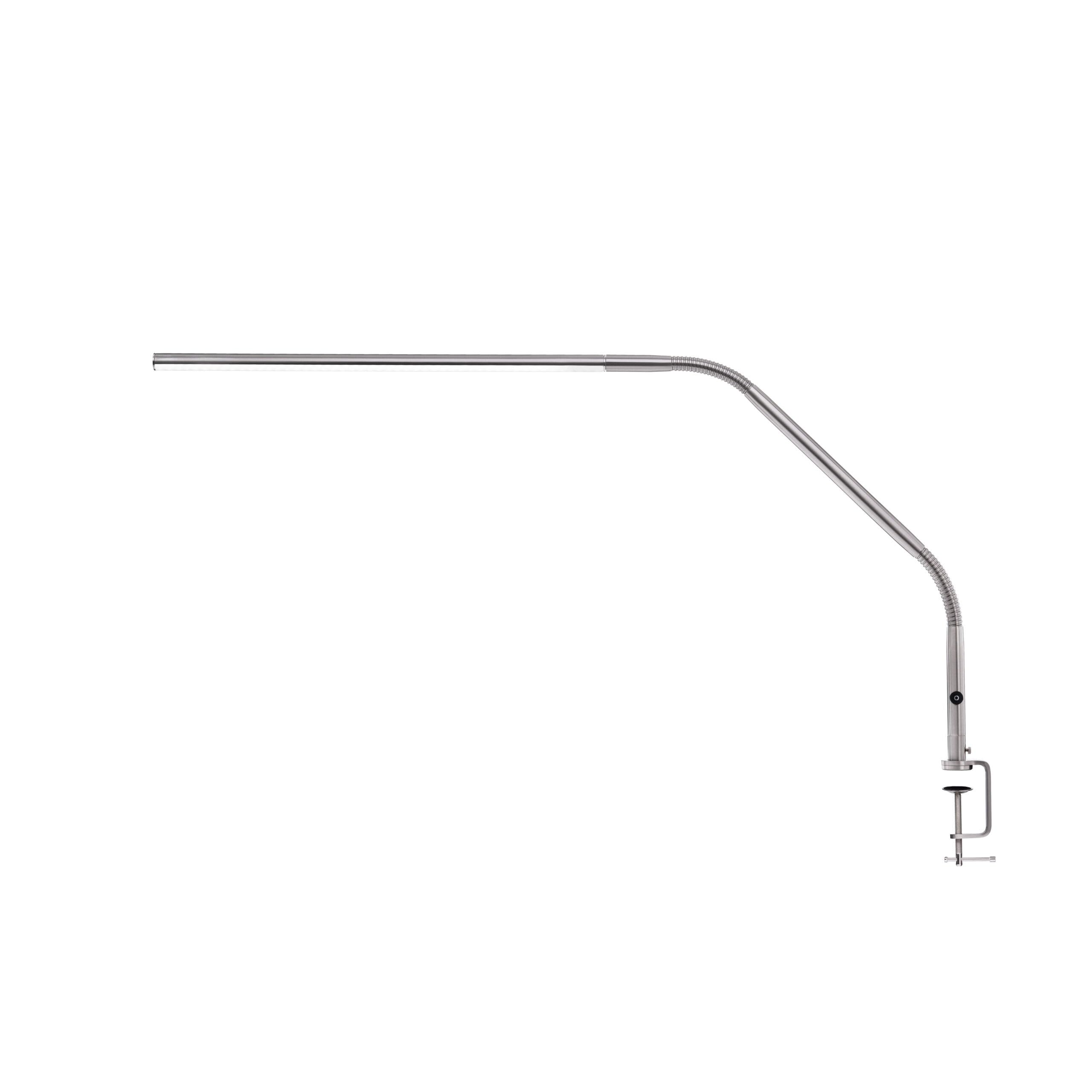 Photo 1 of ***FACTORY SEALED***
Daylight Company, LLC U35108 Slimline 3 Table Lamp-LED-80 CRI-Eye Care-4 Brightness Levels, 3,000 LUX at 30 cm, 1,065 LUMENS-4 Step DIMMER Mode, Brushed Steel, 25.6 x 30 x .8