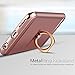 iPhone 6 Case,iPhone 6s Case,Myriann 3 in 1 Ultra Thin Hard Protective Luxury Case Cover for iPhone 6/iPhone 6s(4.7Inch)with 360 Degree Rotating Ring Kickstand(Rose Gold)