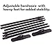wall26 Custom Backdrop with 10'x8' (WxH) Stand Personalized Photography Background for Birthday Wedding Anniversary Party Photo Studio Adjustable Background Stand