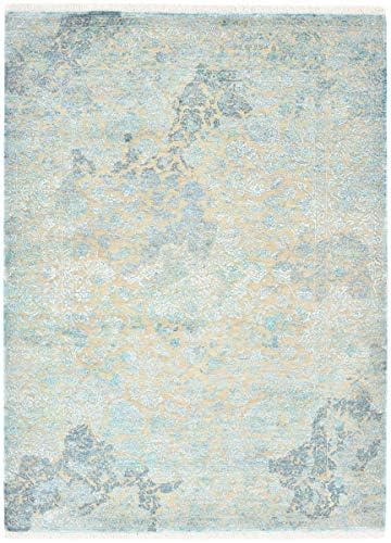 Nain Trading Sadraa 234x172 Oriental Rug Hand-Knotted Carpet Grey/Light Blue Indien Design Modern