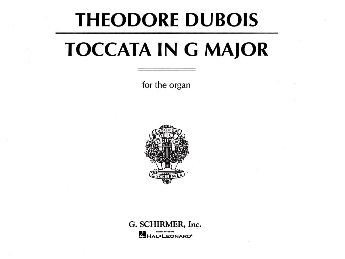 Theodore Dubois Toccata In G Major (Organ Solo)