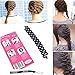 Estone 2pcs New Fashion French Hair Braiding Tool Roller With Hook Magic Hair Twist Styling