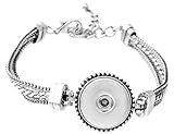 Pizazz Studios Lobster Clasp Snap Charm Bracelet