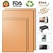 Ihomkit Copper Grill Mat, Set of 4 100% Non-stick BBQ Grill and Baking Mats - FDA Aproved,Reusable and Easy to Clean-Works on Gas, Charcoal,Infrared and Electric Grills