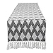 DII Southwest Colby Collection Tabletop, Table Runner, 15x72, Black/Gray
