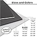 MIFFLIN Cast Plexiglass Sheet (Opaque Black, 1 Piece, 12x24 Inch, 0.118