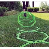 Sports Health Octa-Rings Agility Training Set, 12 Rings with Carry Bag | 12 snap-together 16.5-inch agility rings create ladders, grids and drills for speed, balance, coordination and footwork.