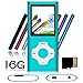 Tomameri - MP3 / MP4 Player with Rhombic Button- Blue