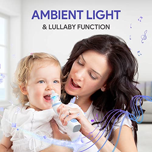 Walnut Electric Nasal Aspirator for Baby, Electric Nose Sucker with