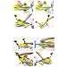 Fly Bike Foldable Indoor/Outdoor Toddlers Glide Tricycle - No Assembly Required (Pink/Pearl)