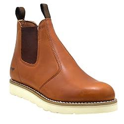 Golden Fox Work Boots 6" Men's Western Romeo Wedge