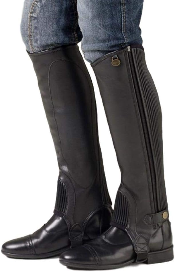Ovation Ladies EquiStretch II Half Chap SM Black