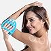 INNERNEED Food-grade Silicone Body Cleansing Brush Shower Scrubber Gentle Exfoliating Glove, for Sensitive, Delicate, Dry Skin (Blue)