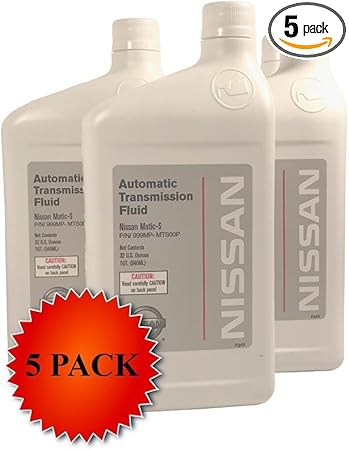 Amazon Com Genuine Nissan Oem Matic S Transmission Fluid 999mp Mts00p 5 Quarts Automotive