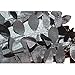 WOMHOPE 2 Pack - 3D Solid Satin Flower Leaves Square Throw Covers Pillowcase Bed Sofa Couch Cushion Pillowcase Arts Decorative Cover Wedding Throw Pillow Covers (Grey)