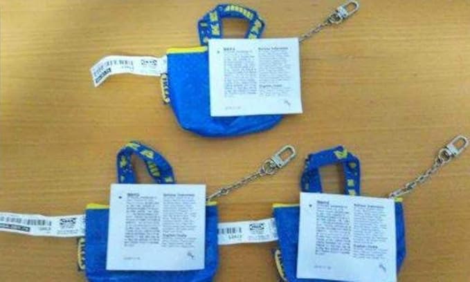 Amazon イケア Ikea クノーリグ ブルーバッグ キーホルダー ３個セット アイドル 芸能人グッズ 通販